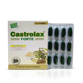 Natural Horizons Castrolax Forte Castor Oil Capsules for Moderate and Chronic Constipation Relief | 30 Soft-Gel Capsules