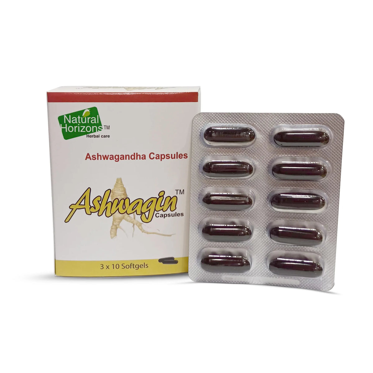 Natural Horizons Ashwagin - Ashwagandha Capsules