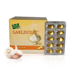 Natural Horizons Steam Distilled Garlic Oil Capsules 250mg Per Serving - Cholesterol Management for Better Heart Health