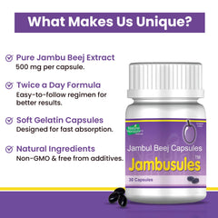 Natural Horizons Jambusules - Jambul Beej Capsules