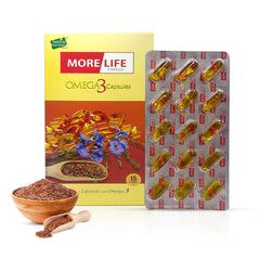 Natural Horizons More Life Omega 3 Flax Seed Oil Capsules